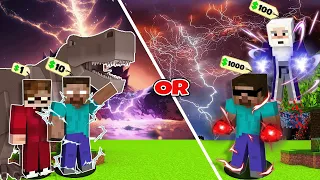 Minecraft But WOULD YOU RATHER DARK HEROES ENTITY