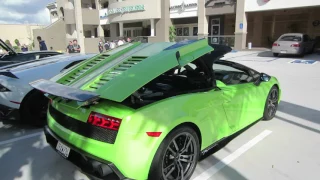 Lamborghini Gallardo Spyder Performante Roof Operation