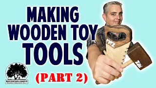 How to Make Wooden Toy Tools // Easy Woodworking