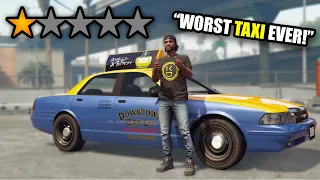 BECOMING A TAXI DRIVER! | GTA 5 THUG LIFE #515