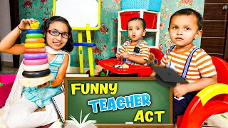 Funny Teacher for Play Group Kids / Pretend Play / @Aadyansh @AaryanshVlog