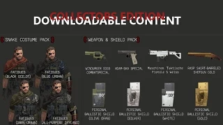 MGSV: TPP - All Collectors Edition Outfits Items & Weapons