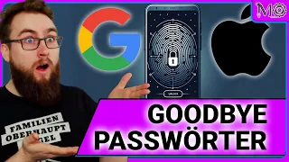 Das ENDE der PASSWÖRTER - PASSKEYS von APPLE und GOOGLE