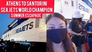 Athens to Santorini 2021| Sea Jets World Champion