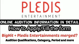 How to apply for 2023 Pledis Entertainment company's Global Online Kpop Audition |