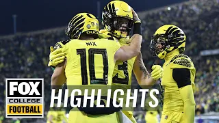 No. 6 Oregon vs. No. 25 Washington Highlights | CFB on FOX