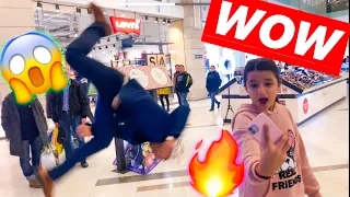 FLIPS IN PUBLIC! | BEST REACTIONS SO FAR 😮 | FLIPS & KICKS