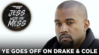 Kanye Goes Off On Drake & Cole In New Interview