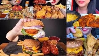 ASMR EATING FAST FOOD COMPILATION* BIG BITES*