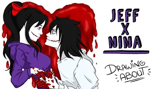 JEFF x NINA 💘 SAN VALENTÍN | Draw My Life Creepypasta Special Love Story