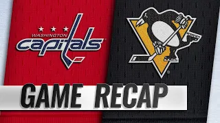 Letang's OT goal lifts Pens in wild affair with Caps