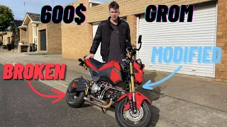 I Bought The Cheapest Honda Grom In The Country.... did I make a mistake?