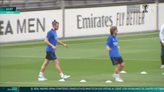Gareth Bale in a part of the session with the group. He is coming back! (14/05/2022)