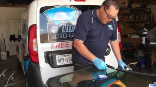 How Titan Auto Glass Removes Texas Registration Stickers From Windshields