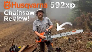 Chainsaw Review! Logging Redwoods With The Husqvarna 592xp!