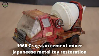 1960 Cragstan Cement Mixer Toy Restoration