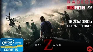 World War Z | Gameplay | Core I5 3570 + RX 480 4GB | Ultra Settings 1080p | 2019