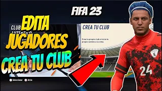 TRUCO ▶️ FIFA 23 ✅ Como JUGAR con mis JUGADORES CREADOS en MODO CARRERA Crea tu CLUB FÁCIL y RÁPIDO�