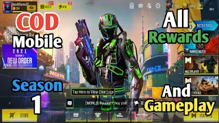 Buying Season 1 Premium Battle Pass Bundle | COD Mobile New EPIC Character FTL- POWER LINE Gameplay.