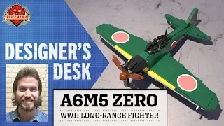 At The Designer’s Desk - Cody Osell’s A6M5 Zero - Custom Military Lego