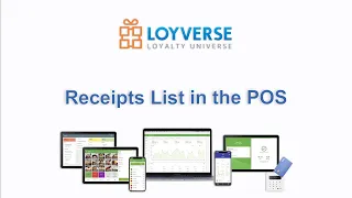 Receipts List in the POS — Loyverse