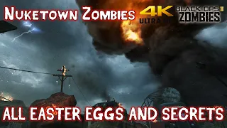 Nuketown Zombies - All Easter Eggs and Secrets (Black Ops 2 Zombies) (4K)