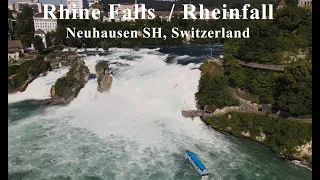 Rhine Falls (Rheinfall), Neuhausen SH, Switzerland - Bird's view