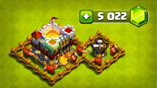 +5000 GEMS PER WEEK FOR FREE ! I BOUGHT 5 BUILDERS ! #THE WAY OF THE HACKER! CLASH OF CLANS