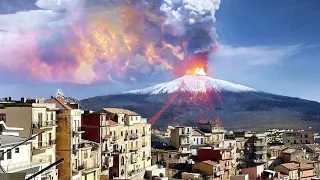 Mount Etna WOKE UP AGAIN! Volcano Eruption of Etna in Sicily, Italy