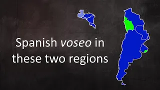 Spanish voseo in Argentina, Uruguay, Paraguay, Eastern Bolivia, and Central America