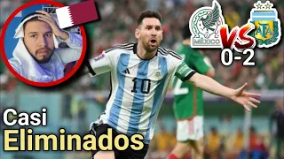 Nos traen de hijos! / México 0-2 Argentina (video reacción)