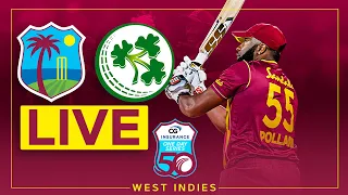🔴 LIVE | West Indies v Ireland | 2nd CG Insurance ODI