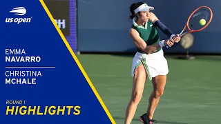 Emma Navarro vs Christina McHale Highlights | 2021 US Open Round 1