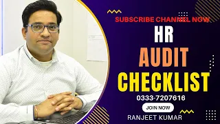 HR Audit Checklist | Hindi | Urdu By Ranjeet Kumar