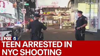 NYC crime: Teen arrested in Times Square shooting