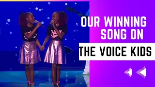 Our WINNING song on the Voice Kids UK 2023 (Sky full of stars) by Coldplay | Shanice & Andrea