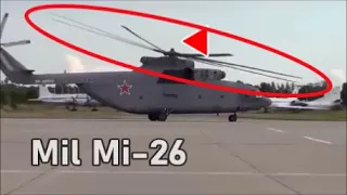 Russian Masterpiece Mil Mi-26 Takeoff As A Fighter Jet || Largest And Most Powerful Helicopter