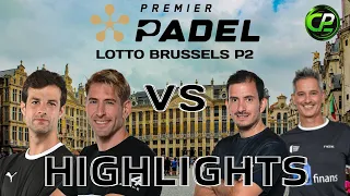MOMO & RUIZ VS LAMPERTI & BELLUATI - R16 - 1º/2º SET - PREMIER PADEL LOTTO BRUSSELS P2 - HIGHLIGHTS