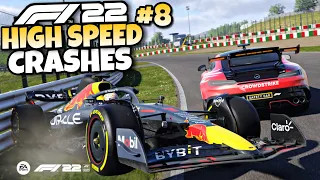 F1 22 HIGH SPEED CRASHES #8