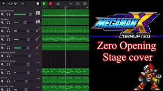 [ロックマンX] Megaman X Corrupted Zero Opening Stage cover