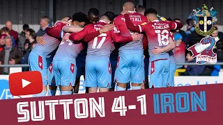 📺 Match action: Sutton United 4-1 Iron