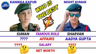 Kanikka Kapur Vs Mohit Kumar New Comparision 2022 | Ek Duje Ke Vaaste 2 Suman, Sharvan | a2z compare