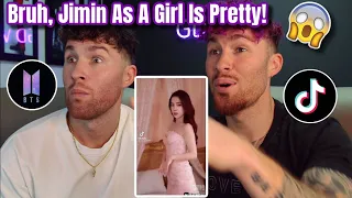 BTS AS WOMEN?! 😭 BTS TikToks that made Jimin loose his jams REACTION!