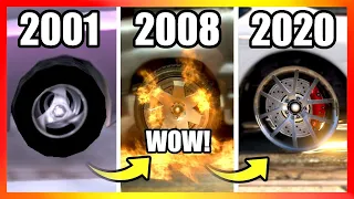 Evolution of TIRES LOGIC in All GTA Games 2001 2020