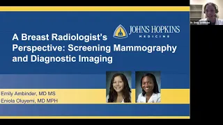 A Breast Radiologist’s Perspective: Screening Mammography and Diagnostic Imaging Webinar