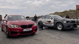 MEN with 600hp+ cars are FINDING OUT WHO HAS THE STRONGER BALLS. BMW 240, Porsche 9ff, BMW 340