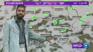 Clouds and showers stick around through tomorrow