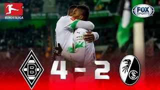 Borussia Mönchengladbach - Friburgo [4-2] | GOLES | Jornada 13 | Bundesliga