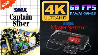 Captain Silver | Ultra HD 4K/60fps🔴 | SEGA MASTER SYSTEM | Full Movie Gameplay Walkthrough Longplay