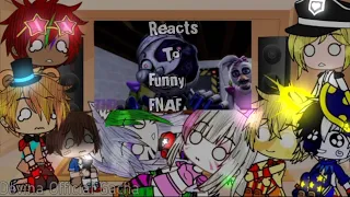 Security breach Reacts To Funny Memes✨ // FNAF// Gacha Club//